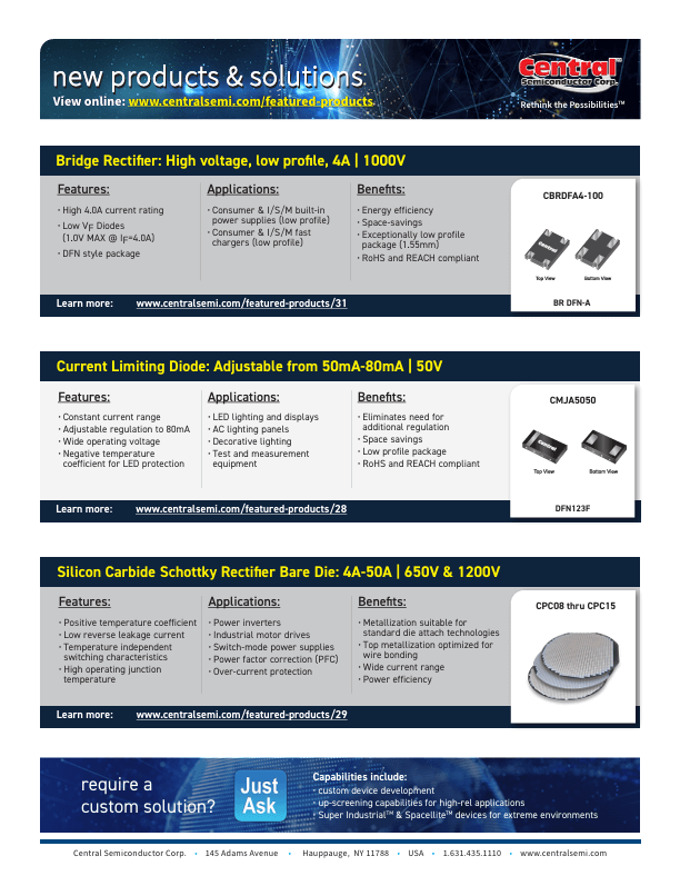 New Products & Solutions Brochure Preview